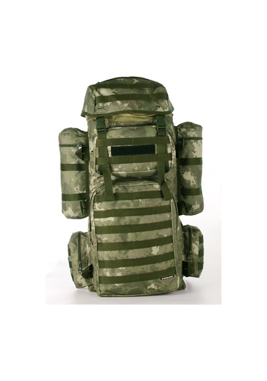 Strong 110 Lt Outdoor Askeri Operasyon Sırt Çantası Dağcı Kamp Arazi Çantası Seyahat Gezi Çantası Kamuflaj Haki Yeşil