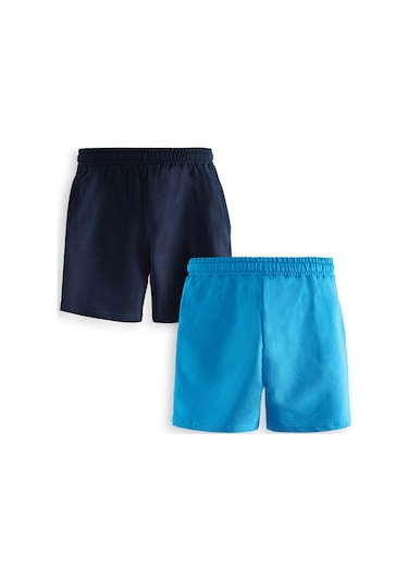 Denokids Erkek Çocuk Basic 2'li Şort Takım Renkli Çok Renkli