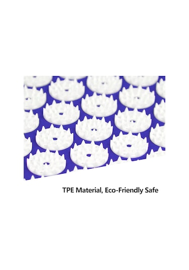 Padalink "taşınabilir Masaj Matı: Hafif, Katlanabilir Ve Yıkanabilir Akupunktur Yoga Pedi 68x42cm " Çok Renkli