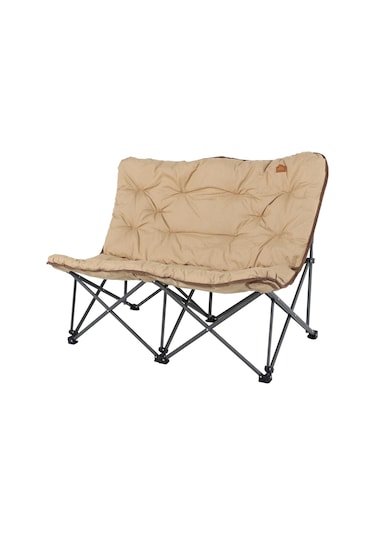 Kingcamp Lemon Lux Double Ultra Konforlu Çift Kişilik Kamp Sandalyesi Khaki Haki