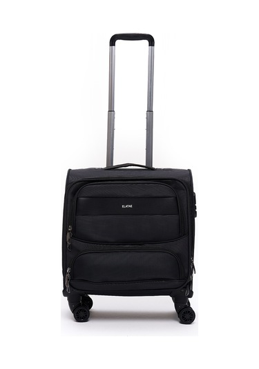 Elatae Macbook Air - Macbook Pro 15.6&16 İnç Uyumlu Laptop Bölmeli Kabin Boy Pilot Valiz Siyah Pltvlz910 Siyah