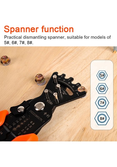 Youtek Krom Vanadyum Çelik Elektrik Aleti: Kablolayı Soy, Kes, Bük, Katla, Presle Ve Somun Sık - Açı Ölçerli Multifonksiyonlu Pense