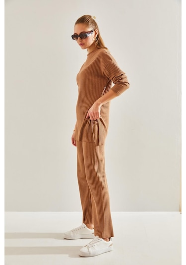 Shade Kadın Fitilli Kaşkorse Alt Üst Takım 60201024 - Camel