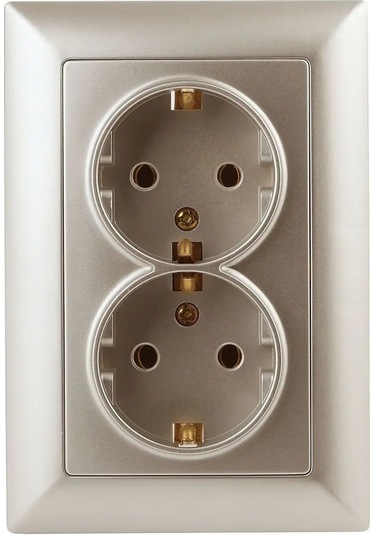 Intro Solo Marka Topraklamalı Gömme Çift Priz 16a-250v 136047372 4-205-04