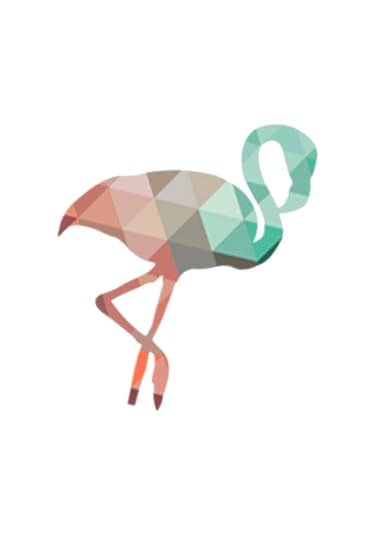 Suntek Tuval Modern Dekor Duvar Sanatı Boyama Resim Flamingo