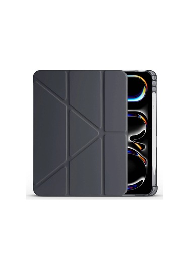 iPad Uyumlu Pro 11 2024 Kılıf Redclick Tri Folding Kalem Şarj Bölmeli Standlı Kılıf