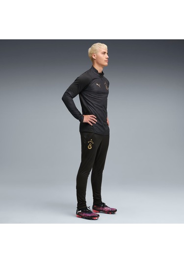 Puma Galatasaray Erkek Antrenman Fermuarlı Üst 782887 10 SIYAH