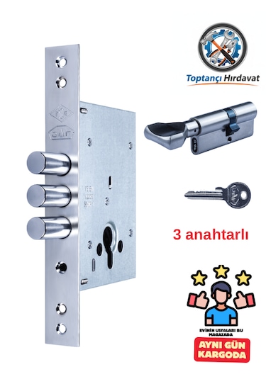 Daf Çelik Kapı Kilidi Üst Emniyet Daf Kapı Kilidi Milli 1 ADET