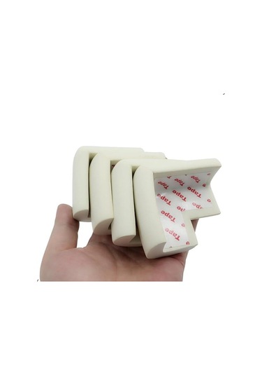 4'lü V Tipi Krem Köşe Koruyucu -61 Krem