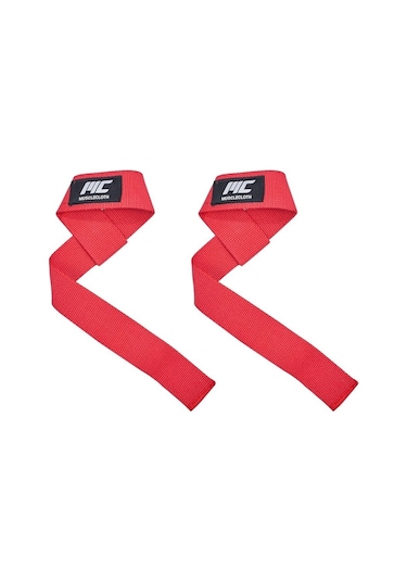 Musclecloth Lifting Strap Kırmızı-Standart Kırmızı