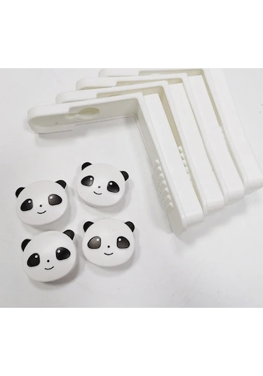 Uzun 4 Adet Beyaz-4 Adet/takım Panda Çarşaf Klip Çarşaf Kemer Raptiye Yatak Kaymaz Yorgan Kapakları Çarşaf Tutucular Tutucu Raptiye Klipleri Yatak
