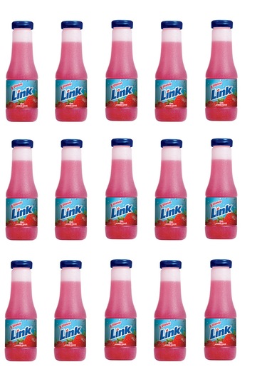 Link Çilek Aromalı İçecek 200 Ml X 15 Adet