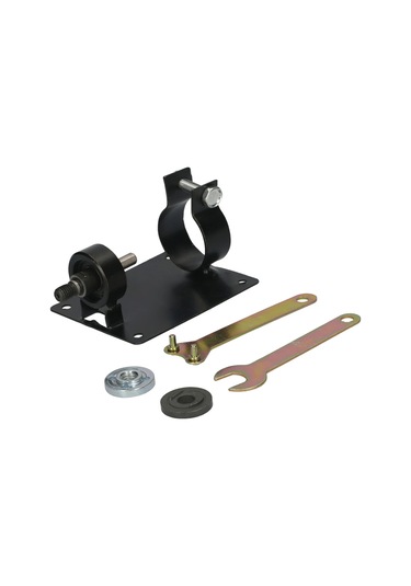 Springsun Metal Elektrik Matkap Dönüştürücü Aparatı - Kesme, Cila, Taşlama İçin 10mm Uyumlu Tezgah Sabitli Base Seti