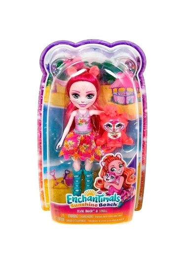 Enchantimals Texie Tiger-sabre Fnh22 Hxb97 Lisanslı Ürün