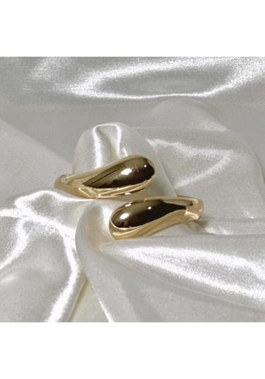 Zarif Damla Kelepçe Gold Gold