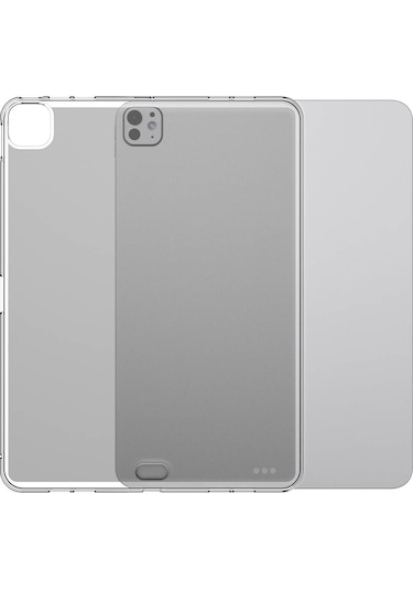 Apple Uyumlu iPad Pro 11 2024 Kılıf Tablet Süper Silikon Kapak