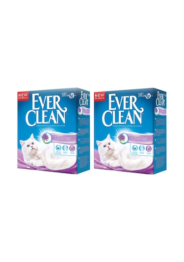 Ever Clean Lavander Topaklaşan Bentonit Kedi Kumu 2 x 10 L