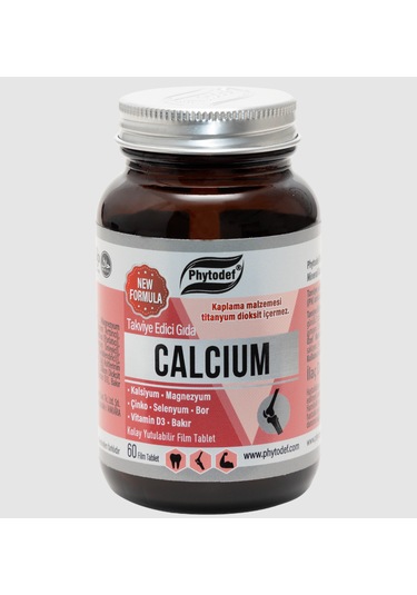 Phytodef Kalsiyum Magnezyum Çinko 60 Tablet