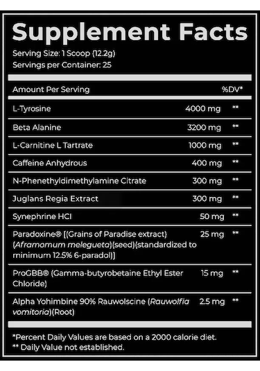 Dark Labs Maniaco Ripped Preworkout 25/50 Servings