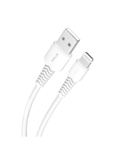FitPlus Bianca B422 USB - İphone Uyumlu Lightning Flex Şarj Kablosu 2.4A 1mt