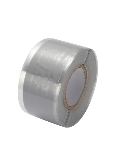 Yuntech01 Islak Tutmayan Silikon Bandı - Isıya Dayanıklı -50 C/+500 C Ve İzole Edici, 1.5m X 3cm Gri, Ta0053