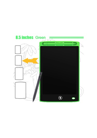 8.5 İnç Led Çizim Tahtasında Elektronik Lcd Yazma Tableti Graffiti Eskiz Green-8.5in-color