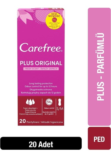 Carefree Plus Original Normal Günlük Ped 20'li