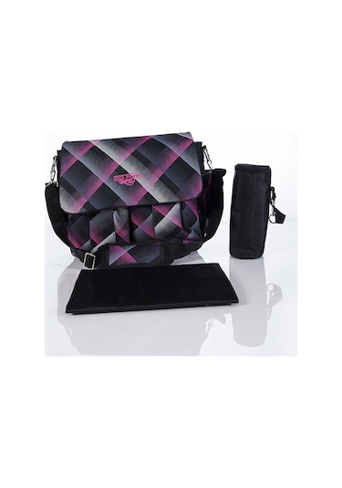 Coco Mamma Hayalperest Anne Bebek Bakım Çantası Siyah Pembe Siyah - Pembe