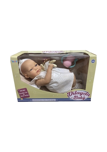 40 Cm Dilayba Baby Aksesuarlı Gerçek Yüzlü Et Bebek 9992