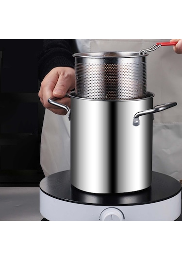 Suntek Sepeti Ile Kabak Pie Patates Kızartması Fritöz-sepetli