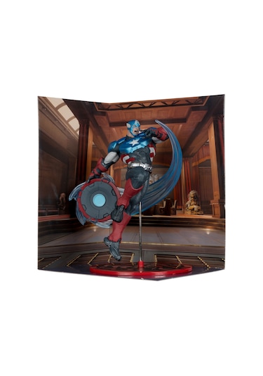 Mcfarlane Toys- Marvel Rivals Captain America 1:10 Scale Collectible
