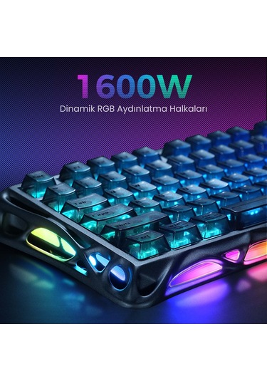 Gravastar Mercury V75 Hall Effect, Rapid Trigger 8.000 Hz Kablolu Manyetik Klavye + Xpro 32.000 Dpı Optik