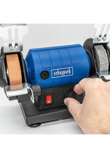 Scheppach Hg35 Esnek Şaftlı Devir Ayarlı Tezgah Tipi Taş Motoru