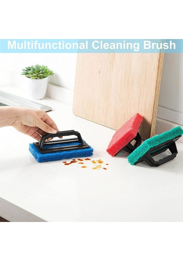 Cc Ggball Esinti 6 Parça Sünger Fırça Su Hattı Havuz Temizleme Fırçası Yüzme Havuzu Sünger Fırçası Plastik Havuz Fırçası Saplı Havuz Fırçası