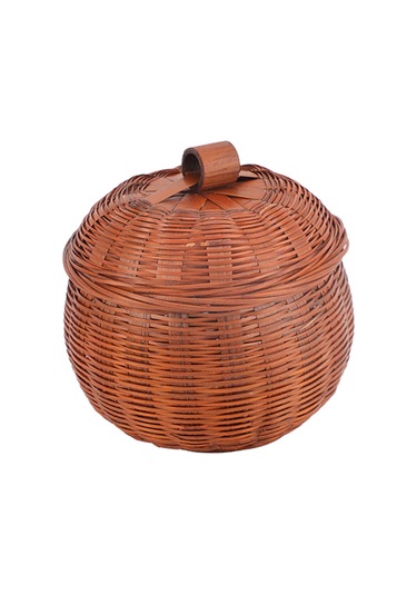 Suntek Yuvarlak Rattan Saklama Kutusu El Dokuma Balkabağı Diğer