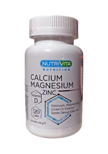 Nutrivita Nutrition Calcium Mağnesium Zinc Vitamin D 01 2024.