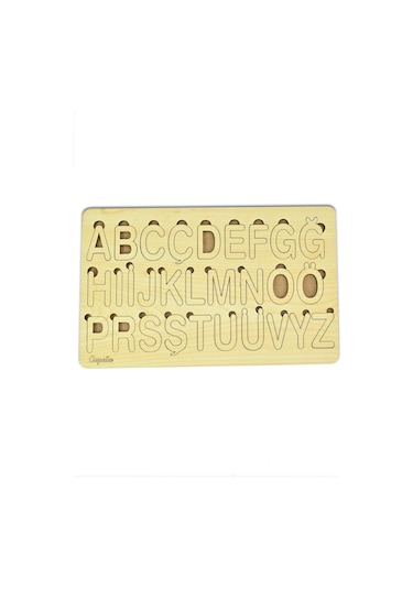 Alfabe Bultak Puzzle 3 Mm Akça