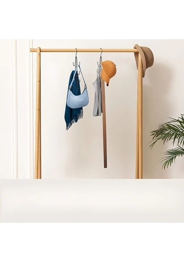 Dashanshop Siyah 1 Adet Çok Katlı Çanta Askısı Kaktüs Tasarımı Dayanıklı Dolap Organizatörü siyah