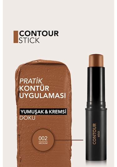 Flormar Contour Stick Asansörlü Kontür Kalemi 002 Medium