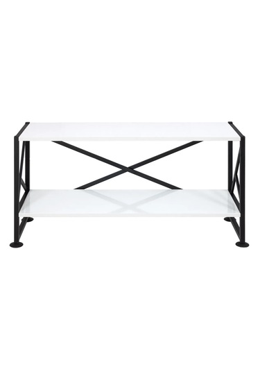 Tv Ünitesi Tv Sehpası Beyaz 100x30 Yükseklik 100 Cm