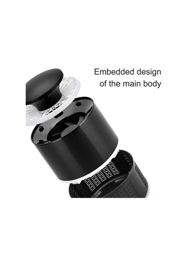 Symbee Ev İçin Beyaz Usb Led Uv Işıkli Sessiz Elektronik Mus Musu Tutucu Fanlı Öldürücü Aleti