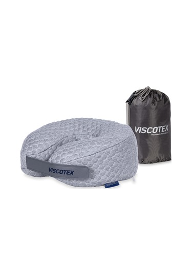 Visco Boyun Yastığı 30x28x12cm Gri