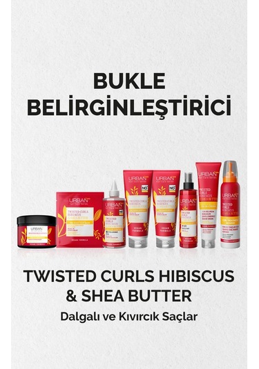 Urban Care Hibiscus & Shea Butter Kıvırcık ve Dalgalı Saçlar için Bakım Maskesi 50 ML
