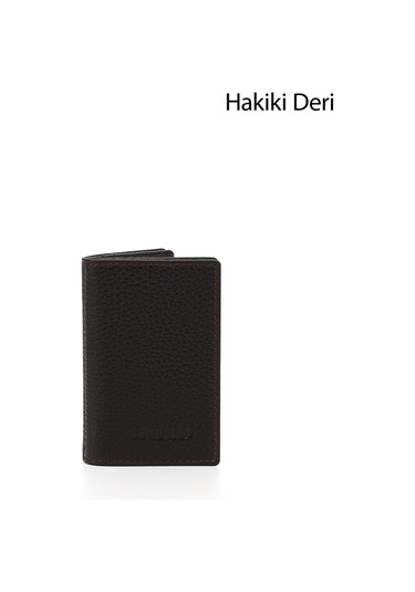 Gönderir Kahverengi Gön Hakiki Deri Unisex Kartlık 06205 Kahverengi