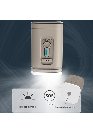 Mufunye Dış Mekan Usb Akıllı Hava Pompa - 200l/dak Inflasyon-deflasyon, Led Işık, 5 Uç, 1200mah Li-pol Batarya - Gri