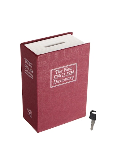 Mühlen Secret Safe 115 Küçük Boy Gizli Kitap Şekli Anahtarlı Kasa