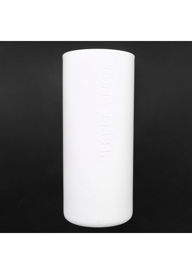 Bambu Zemin Ayaklı Tuvalet Fırçası Seti Taban Banyo Tuvalet Fırçası Beyaz