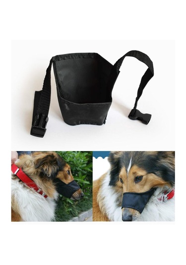 Homyl 2 Adet Ayarlanabilir Pet Köpek Anti-ısırma Namlu S