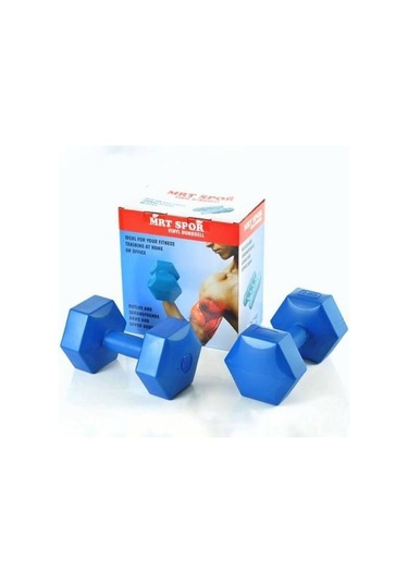 Dambıl Köşeli Plastik Dambıl 2 x 8 KG Toplam 16 KG Mrt