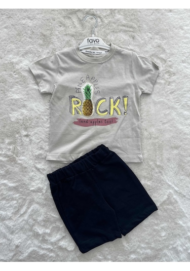 Rocky Şortlu İkili Takım Bej